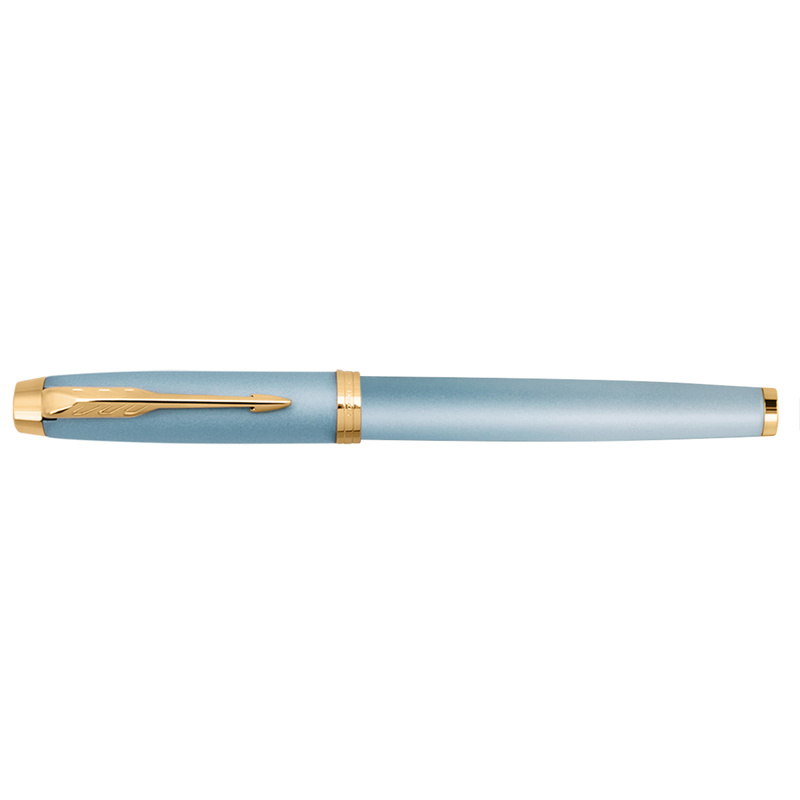 Pióro wieczne Parker IM Turquoise Green GT z grawerem satynowy gradient