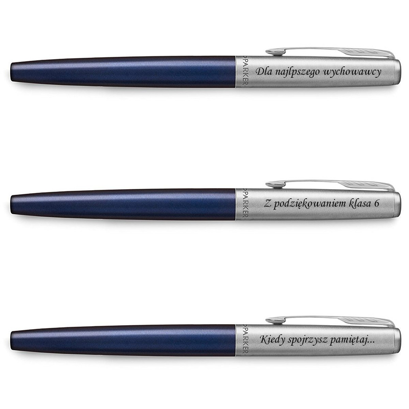 Dla nauczyciela pióro wieczne Parker Jotter Royal Blue z grawerem