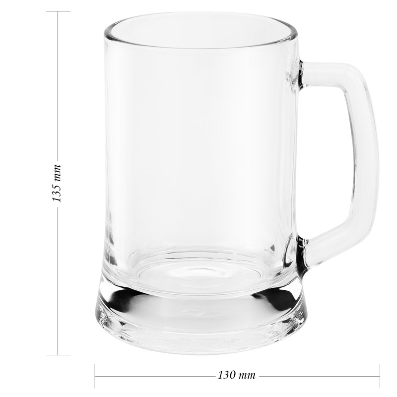 Kufel na piwo 0,5l z grawerem / Tata nie wielbłąd, pić musi / Prezent na Dzień Ojca