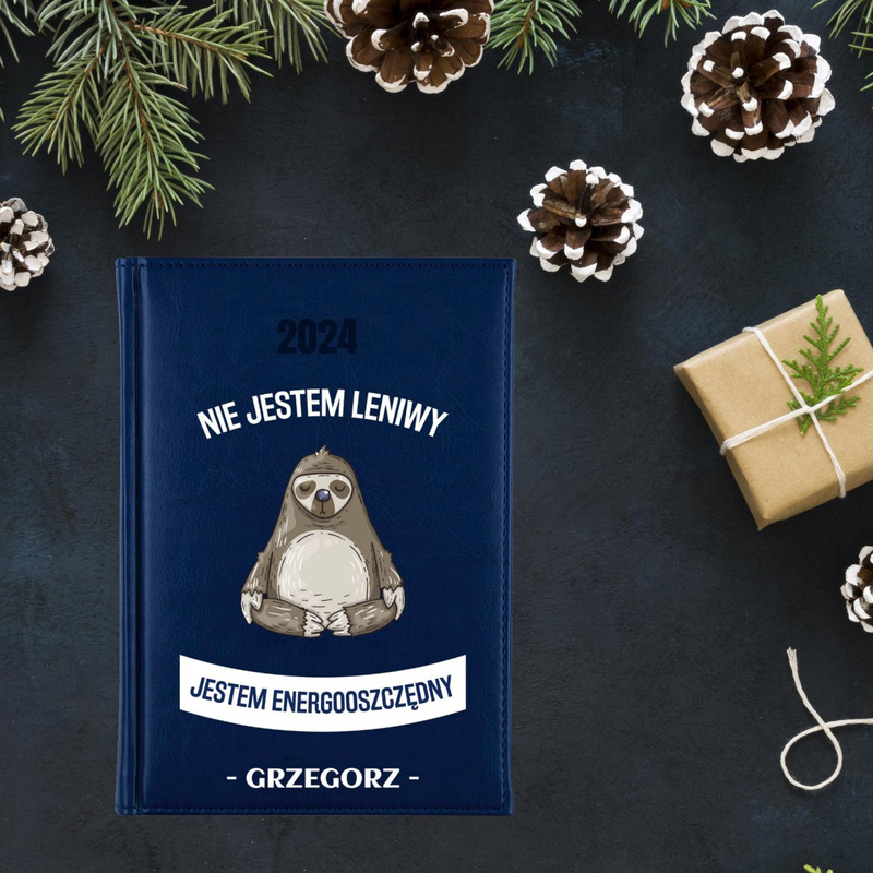 Kalendarz na 2024 rok - dzienny / A5 / z kolorowym nadrukiem na okładce