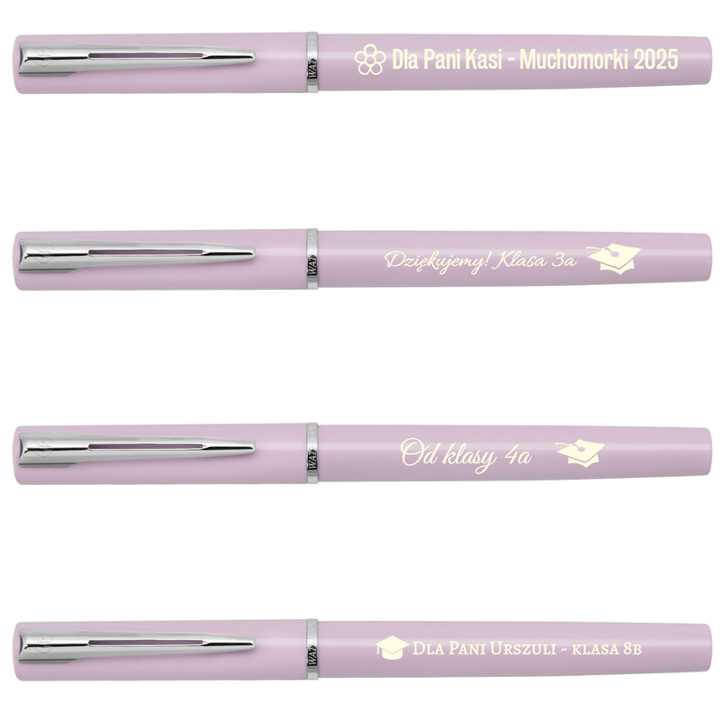 Pióro z grawerem Waterman Allure pastelowy róż dla wychowawcy
